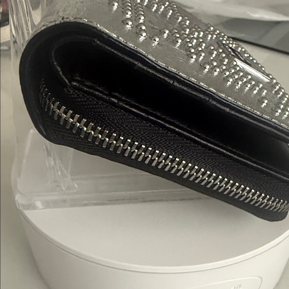 MCM Studded Metallic Leather Wallet-Like New - Picture 4 of 11